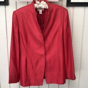 Talbots coral blazer